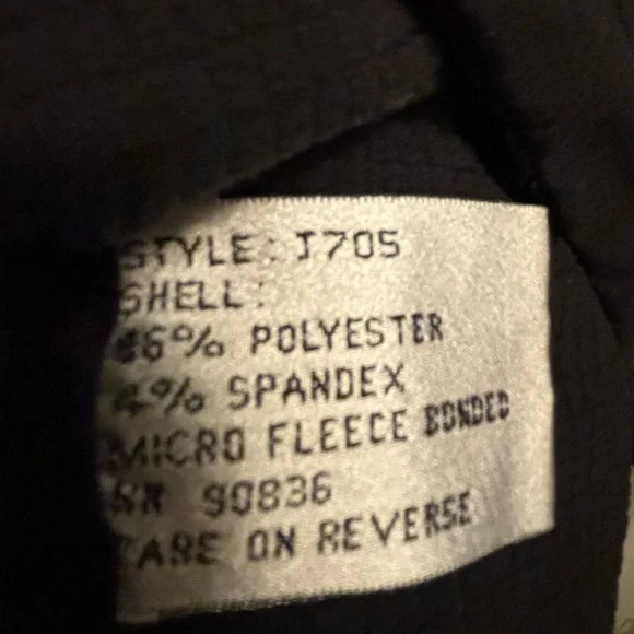 John Deere Jacket Men’s XL Black Soft Shell Windproof Microfleece Zip Workwear - Picture 7 of 9